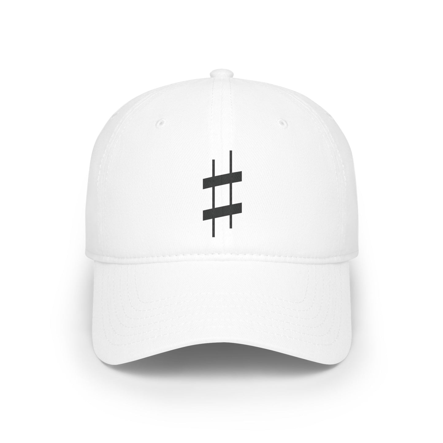 Baseball Cap in Black or White... Choose from 3 different icons