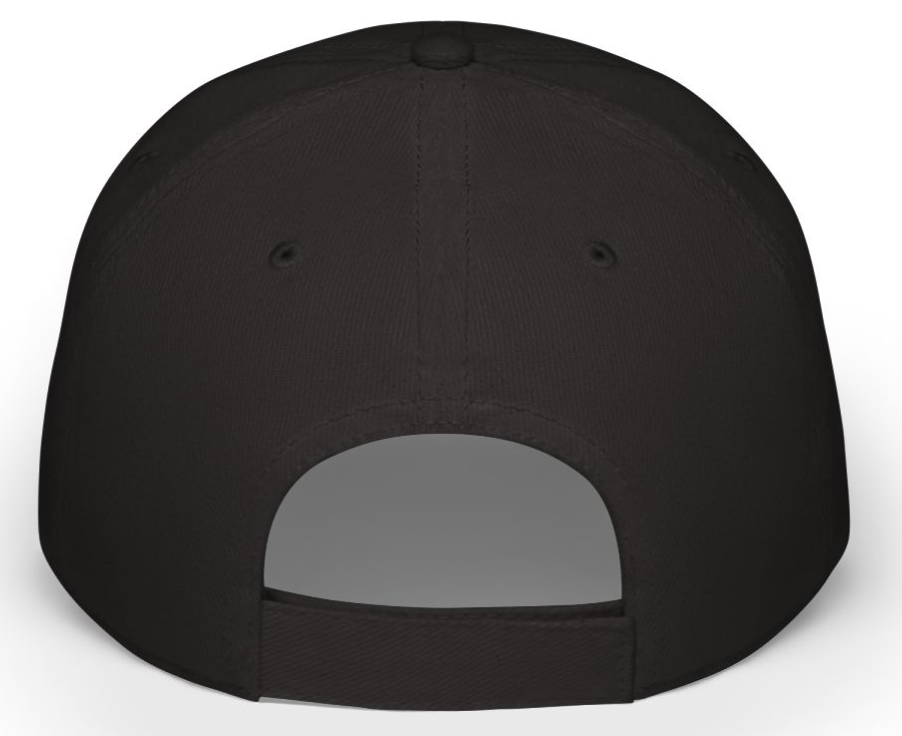 Baseball Cap in Black or White... Choose from 3 different icons